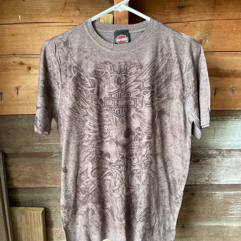 Harley-Davidson Brown Short Sleeve Tee Classic